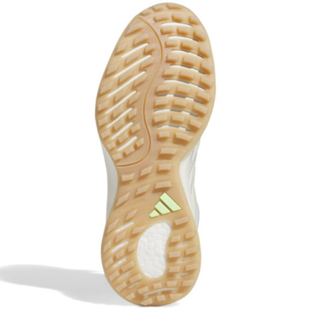 Adidas Women's Zoysia Spikeless Golf Shoes - Off White/Green Spark
